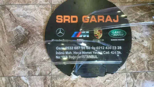 BMW E39 2000-2003 Halojen Sağ Sol Far Camı