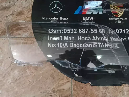 BMW E46 1999-2002 Sağ Sol Far Camı