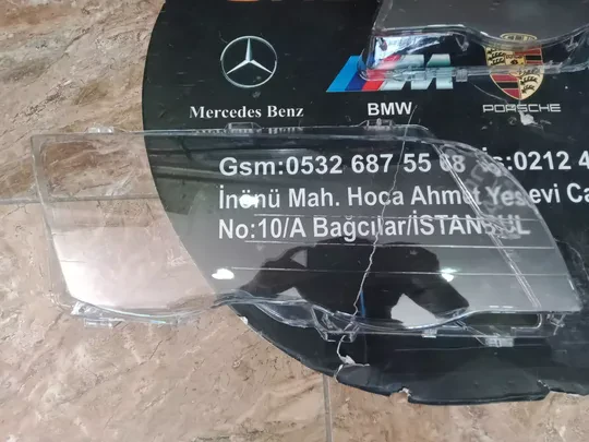 BMW E46 1999-2002 Sağ Sol Far Camı