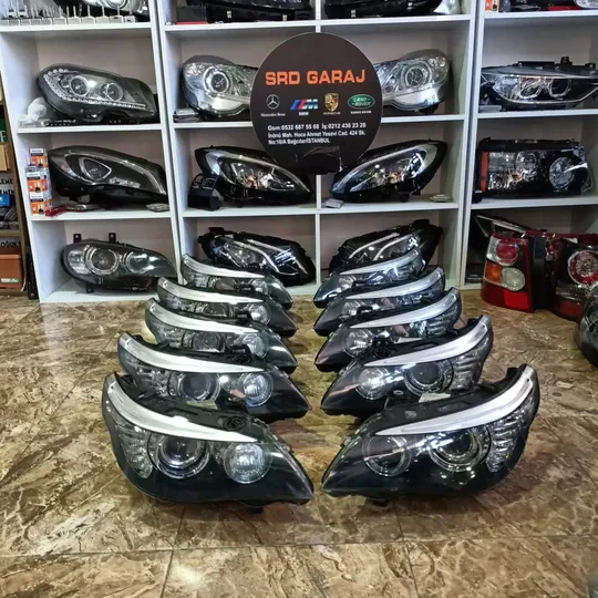 BMW E60 LCI Sağ Sol Zenon Far