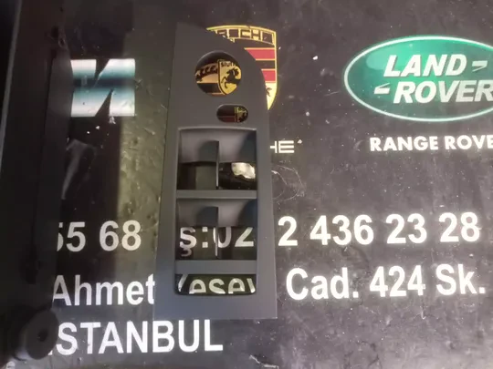 BMW E90 Sol Kapı Tutamağı Cam Düğmesi Çerçevesi
