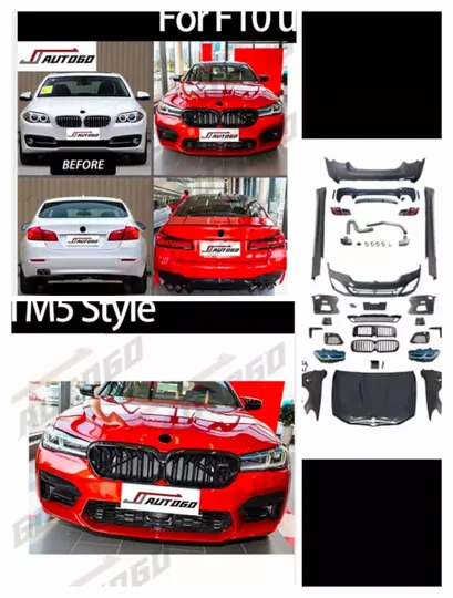 BMW F10 2020 G30 Yükseltme Seti Far Stop Çamurluk Kaput Ful Set