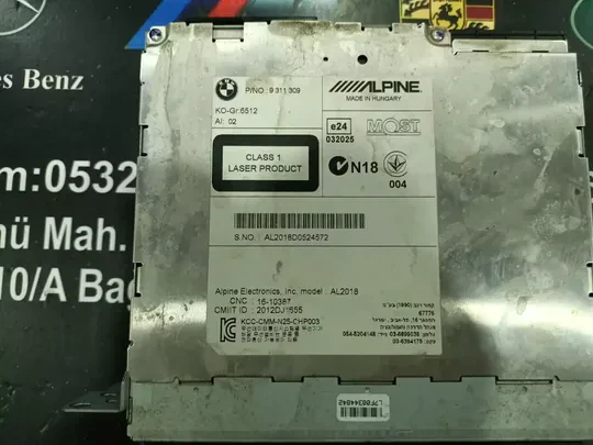 BMW F10 F11 X3 F25 Cd Calar 6899038