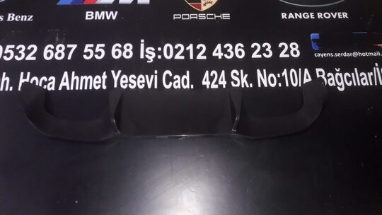 BMW F22 M2 Arka Tampon Dıfüzörü