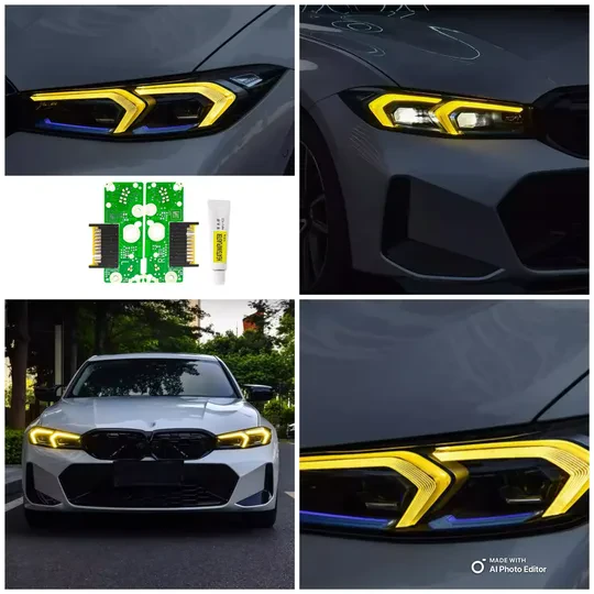 BMW G20 LCI Csl Sarı Far Modülü