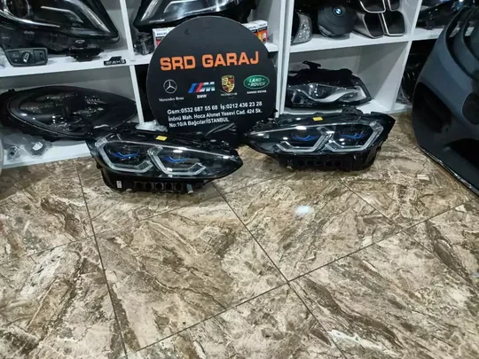 BMW G22 G23 4 Serisi Sag Sol Lazer LED Far
