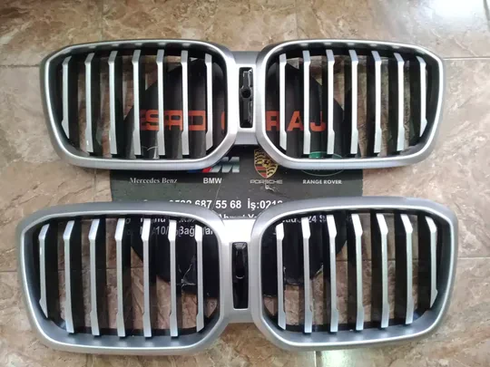 BMW X3 G01 2021 LCI Krom Siyah Kameralı Panjur 7931236