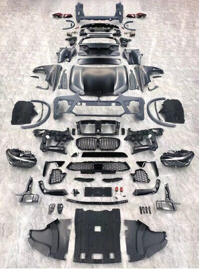 BMW X5 E70İ G05 Çevirme Body Kit Far Stop Dahil