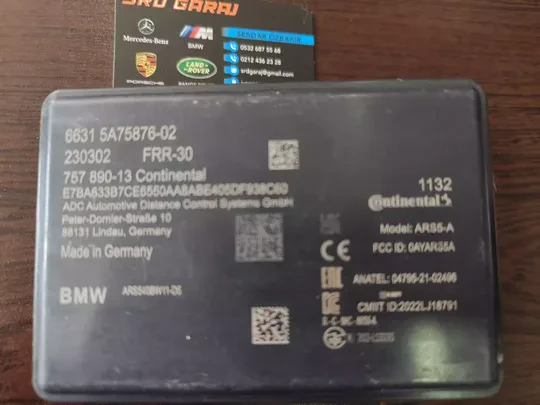 BMW X5 G05 X6 G06 X7 G07 X1 U11 Radar Sensörü 5A75876-02