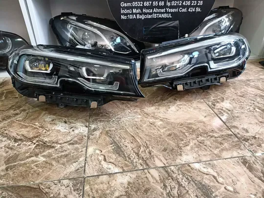 BMW Yeni 3 Serisi G20 Viraj Aydınlatmalı LED Far 9481702 9481701