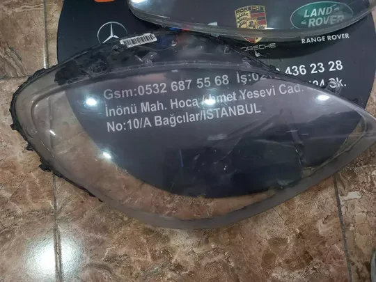 Corvette C6 Sağ Sol Çıkma Far Camı