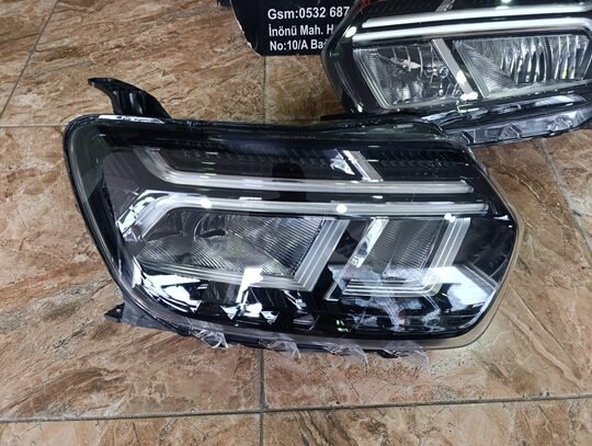 Dacia Duster 2021- Sağ Sol Ledli Krom Far 260109550R 260602515R