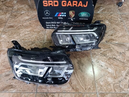 Dacia Duster 2021- Sağ Sol Ledli Krom Far 260109550R 260602515R