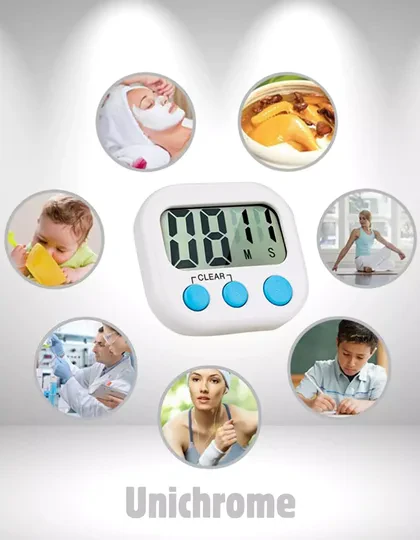 Dijital Ekranlı Alarmlı Mıknatıslı Mutfak Zamanlayıcı Fırın Timer