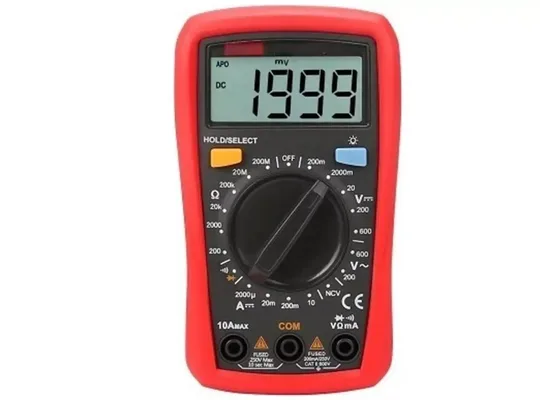 Dijital Multimetre Dt-9205A AC/Dc Volt Amper Ohm Kapasite Hz Test Cihazı