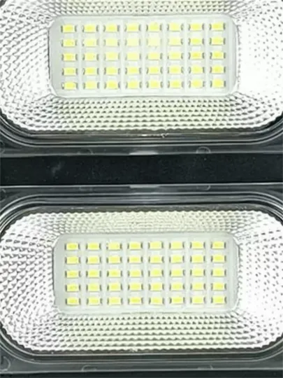 Dikdörtgen Solar Güneş Enerjili Uzaktan Kumandalı Led Bahçe Dekor Aydınlatması Sokak Lambası