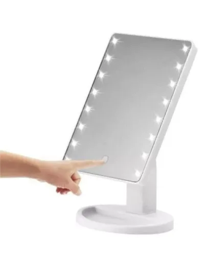 Dokunmatik Led Işıklı Masa Üstü Makyaj Aynası Ledli