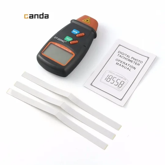 DT-2234C Dijital Lazer Takometre Hız Göstergeli Devir Ölçer