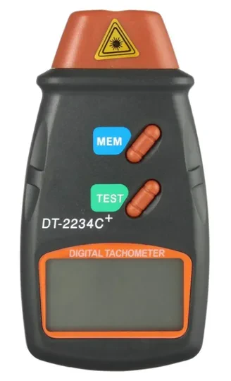 DT-2234C Dijital Lazer Takometre Hız Göstergeli Devir Ölçer