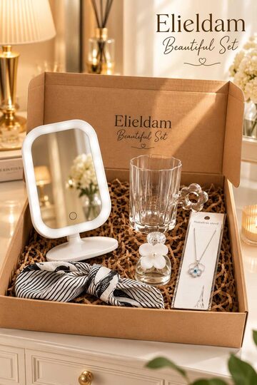 Elieldam Doğum Günü, Sevgiliye Hediye, Arkadaşa Hediye, Özel Gün İçin Beautiful Kolyeli Hediye Seti