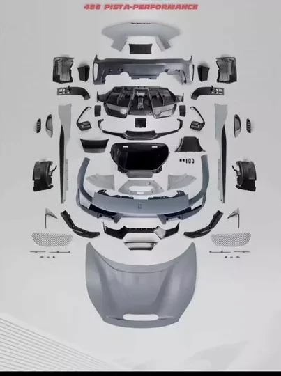Ferrari 488 Bodykit For Pista Yükseltme