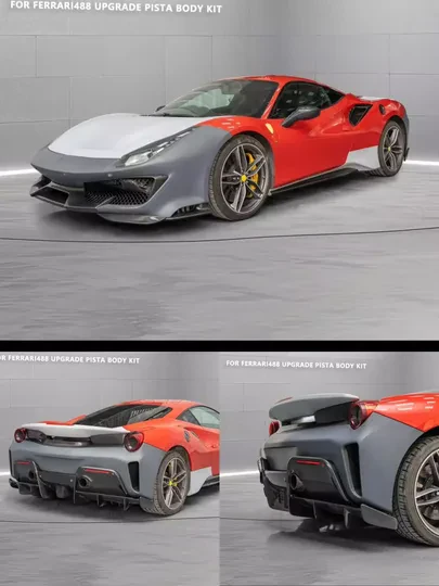 Ferrari 488 Bodykit For Pista Yükseltme