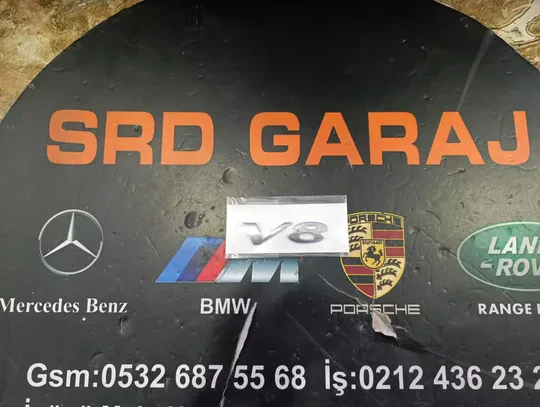 Jaguar V8 Bagaj Yazısı