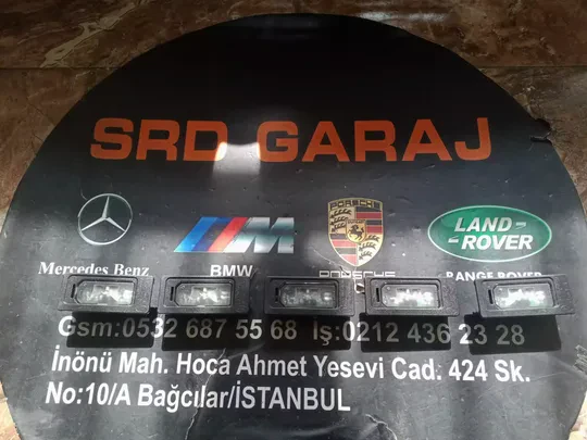 Land Rover Jaguar Plaka Işığı HY32-13B627-AB
