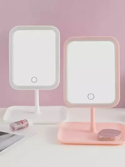 Led Işıklı Beyaz Makyaj Aynası 3 Modlu
