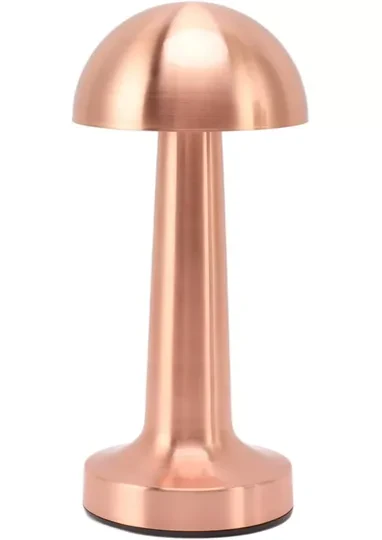 Lizbon 3 Işık Renkli Şarjlı Dim Edilebilir Masa Lambası Rose