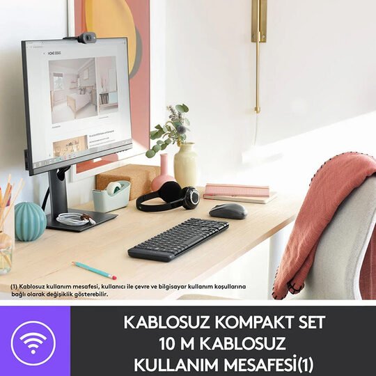 Logitech MK-220 Combo Klavye Mause