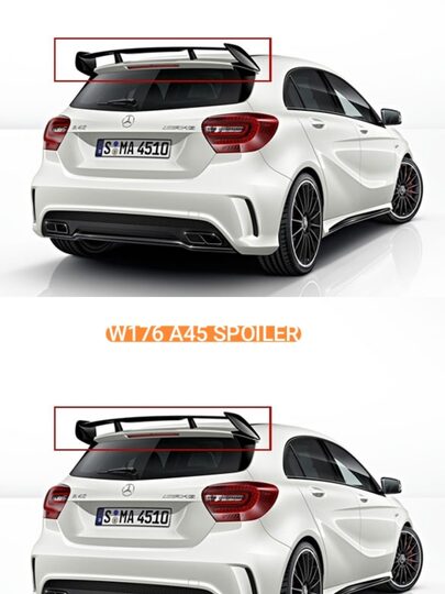 Mercedes A Serisi W176 A45 Spoiler Parlak Siyah