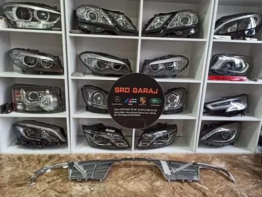 Mercedes Benz X166 GL Arka Tampon Altı Krom A1668858325