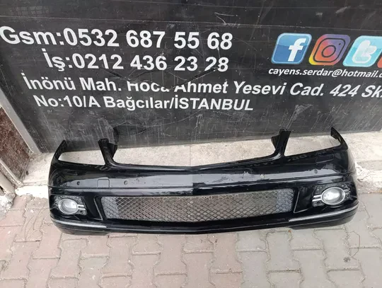 Mercedes C Serisi W204 2007-10 Çıkma Orj Siyah Ön Tampon Dolu A2048850025