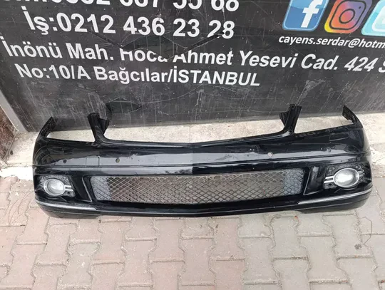Mercedes C Serisi W204 2007-10 Çıkma Orj Siyah Ön Tampon Dolu A2048850025