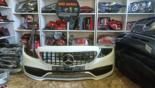 Mercedes C Serisi W205 2014 2018 C63 AMG Ön Tampon Çıkma Beyaz