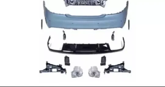 Mercedes CLS63 W218 AMG Arka Tampon Dolu 2011-18 Uyumlu Egzozlar Dahil