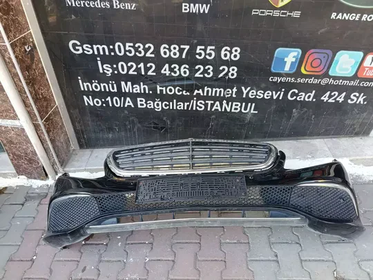 Mercedes E Serisi W213 Çıkma Dolu Exlucive Ön Tampon