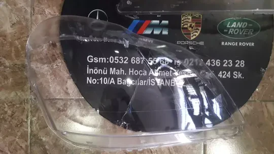 Mercedes GL X164 2006-2012 Sag Sol Far Camı