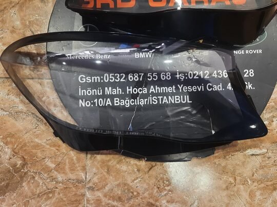 Mercedes GLA 2014-17 Sağ Sol Far Camı