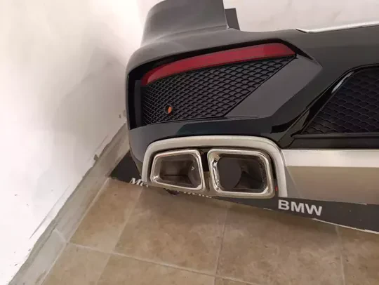 Mercedes ML Serisi W166 Çıkma Siyah Arka Tampon Dolu