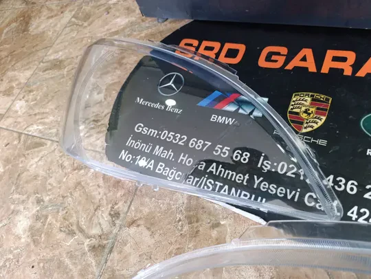 Mercedes ML W163 Sağ Sol Far Camı