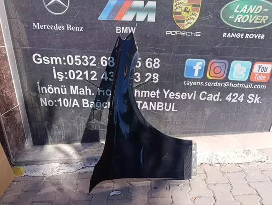 Mercedes S Serisi W222 Sağ Çamurluk Çıkma Orj Boyasız Siyah