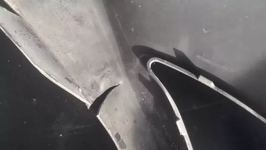 Mercedes W117 Çıkma Boş Ön Tampon
