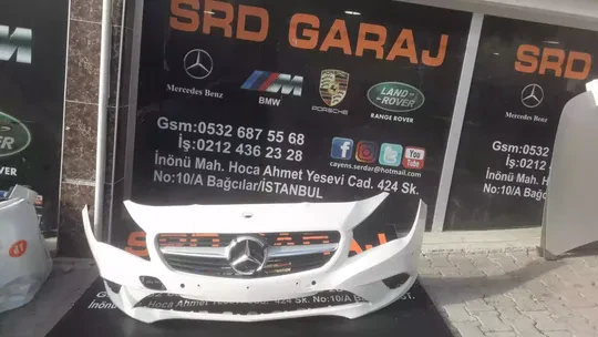 Mercedes W117 Çıkma Boş Ön Tampon