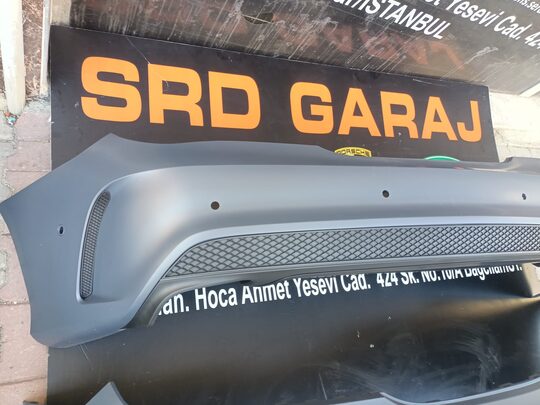 Mercedes W117 CLA AMG Arka Tampon Izgaralar Difüzör Dahil 1178805040