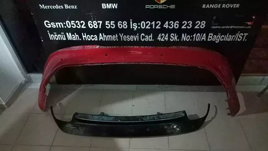 Mercedes W117 CLA Arka Tampon+Difüzör