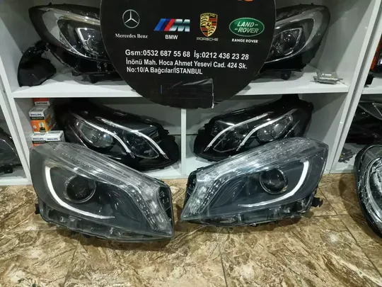 Mercedes W176 A Serisi Sag Sol LED Xenon Far