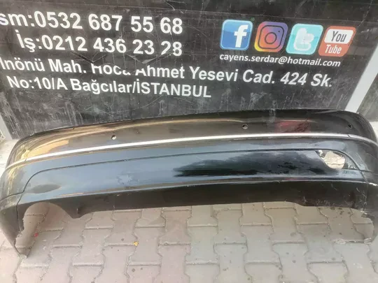 Mercedes W204 2007-10 Arka Tampon Çıkma Orj Siyah A2048851025