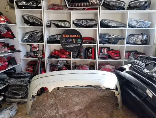Mercedes W204 2011 2014 Çıkma Beyaz Arka Tampon A2048850238